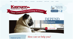 Desktop Screenshot of kasmanninsurance.com